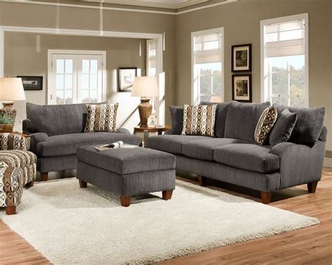 This Living Room Furniture Grey Wood 2023