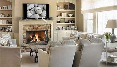 Living Room Furniture Layout With Fireplace