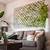 living room plant wall decor
