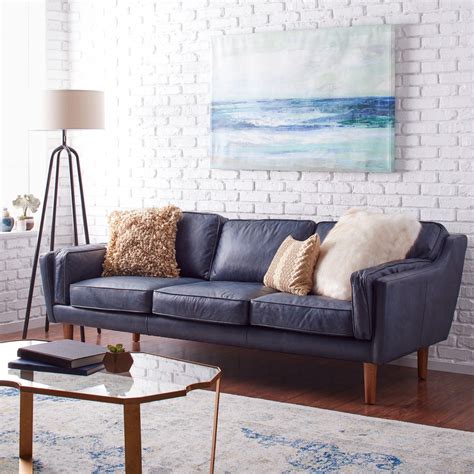 List Of Living Rooms With Blue Leather Sofas New Ideas
