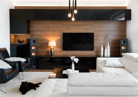 living room design with tv
