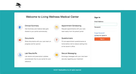 living well health center portal