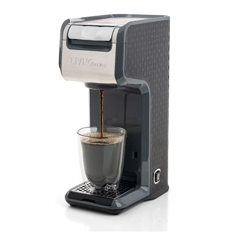 Livingbasics 2 In 1 Single Serve Coffee Maker Brewer