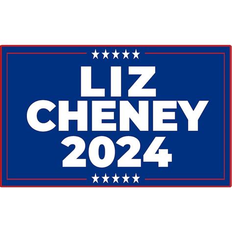 liz cheney for president 2024 bumper stickers