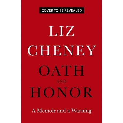 liz cheney oath and honor large print