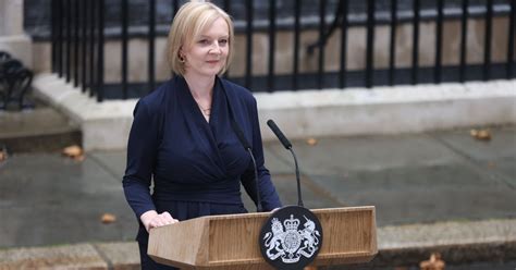 liz truss resignation speech video