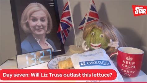 liz truss vs lettuce daily star video