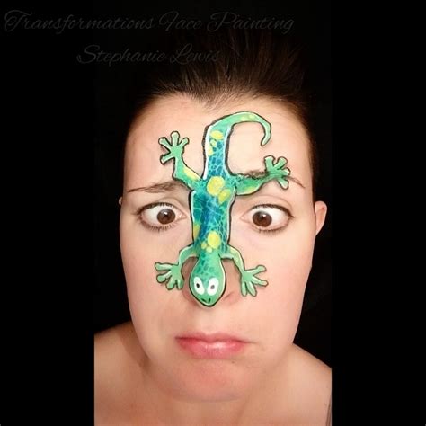 Lizard Face Painting Ideas