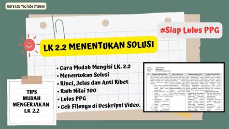 lk 2.2 menentukan solusi ppg 2023