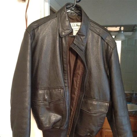 ll bean men's leather jackets