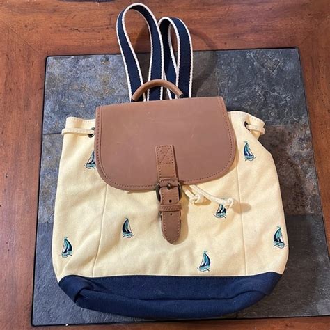 Ll Bean Yellow Backpack