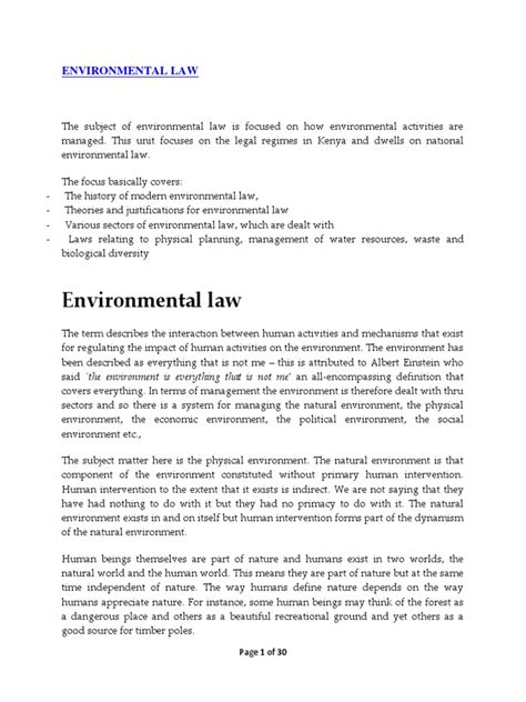 llb in environmental law