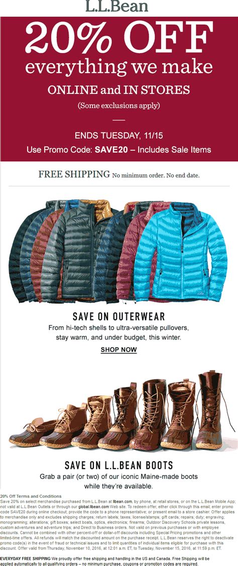 Gaining The Most Savings With L.l. Bean Coupon Codes