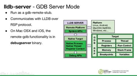 lldb connect to gdbserver