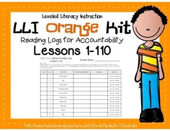 Lli Orange Kit Lessons Printables