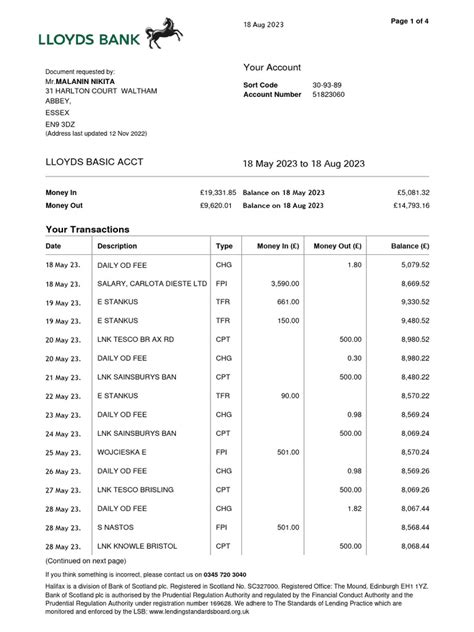 lloyd current account