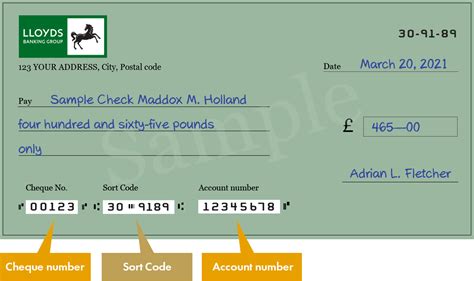 lloyds bank address by sort code