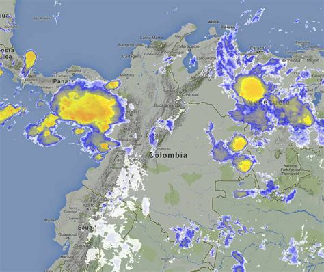 lluvias en tiempo real colombia
