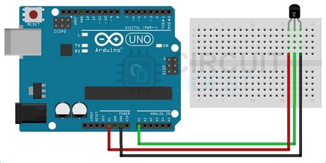 Lm35 Temperature Sensor Connection To Arduino