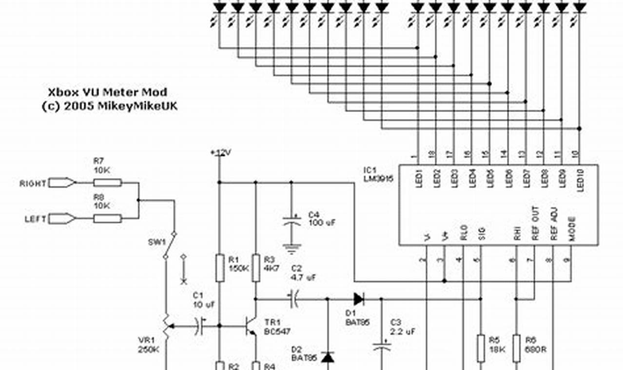 Lm3915 Vu Meter Circuit Diagram How To