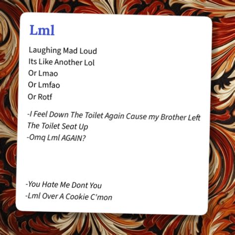 lml urban dictionary