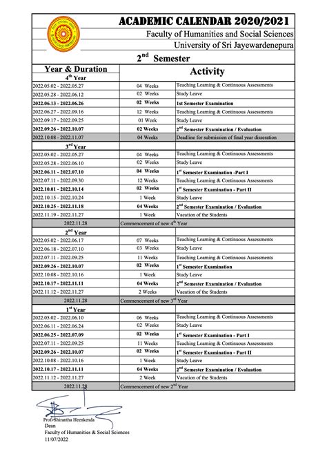lms sltc academic calendar