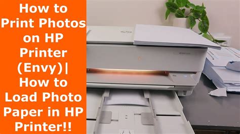Load Photo Paper On Hp Printer
