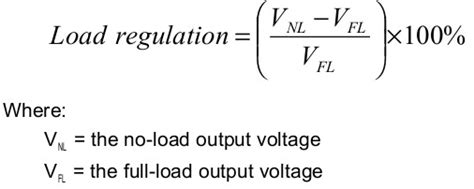 Load Regulation Test