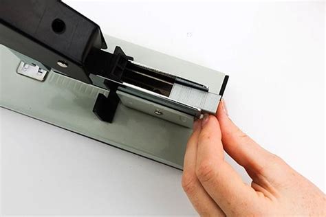 Loading A Heavy Duty Stapler