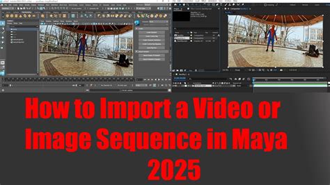 Loading Image Sequence Maya 2025