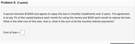 loan 12000 over 5 years