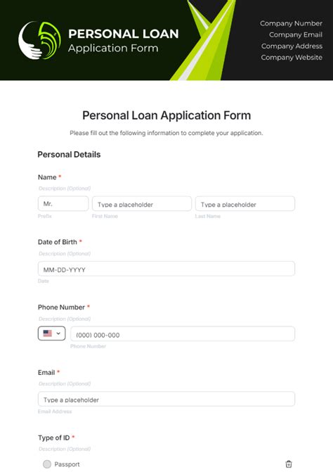 loan application online