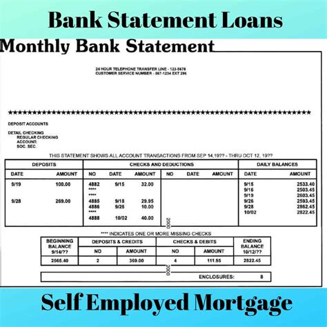loan based on bank statement