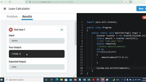 Loan Calculator Java Sololearn