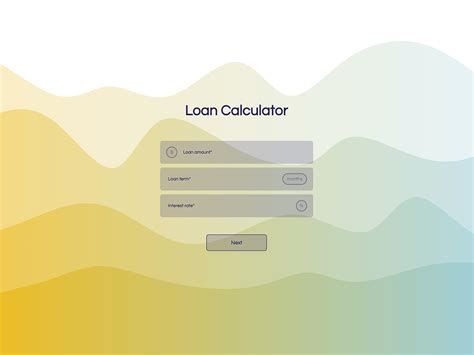 loan calculator tool