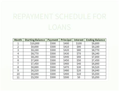 loan repayment example