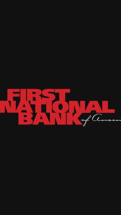 loan the first national bank of anson