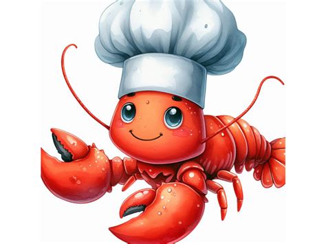 Lobster With Chef Hat