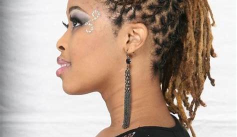 Loc Styles For Women With Short Hair Half Up Half Down Style