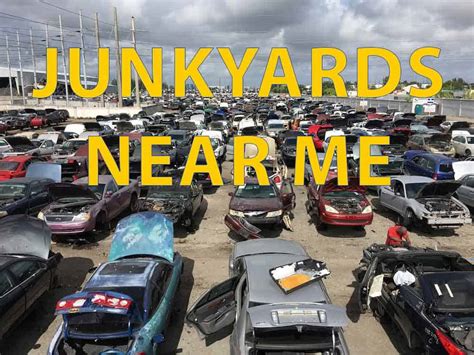 local auto junk yards near me that sell parts