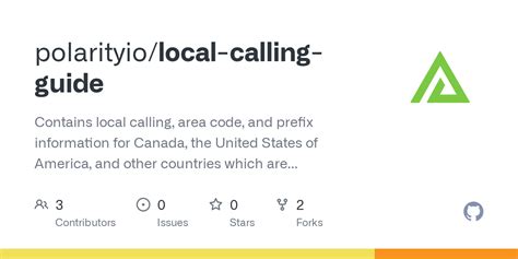 local calling guide