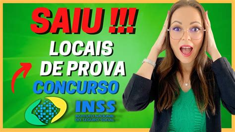 local de prova concurso inss