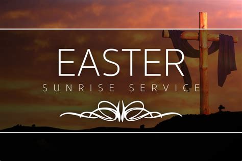 local easter sunrise services