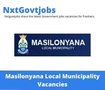 local municipality vacancies 2023