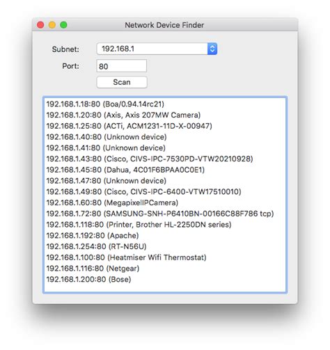 Local Network Ip Finder