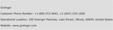 local phone number for grainger