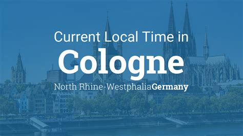 local time cologne germany