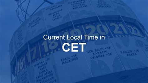 local time in cet
