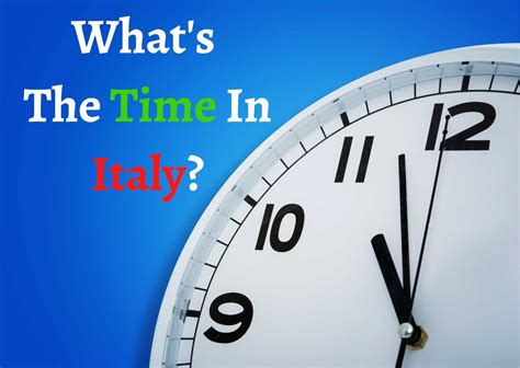 local time in italy