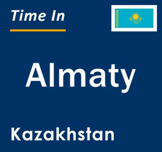 local time in kazakhstan